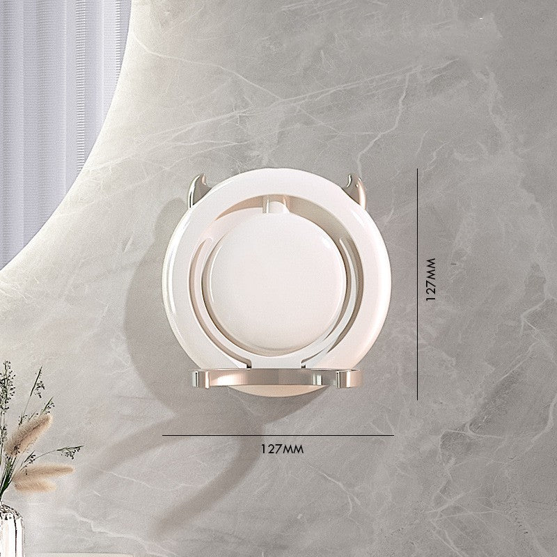 Hair Dryer Shelf Wall Hanging Without Punching - Bellarte Enchanté Hair Dryer Shelf Wall Hanging Without Punching